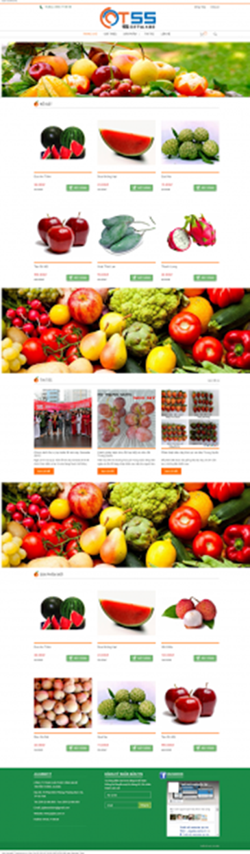 web bán hoa quả